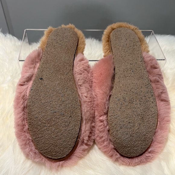 Women's Fluffy Pink Madewell Slippers Size 8 - Picture 5 of 6